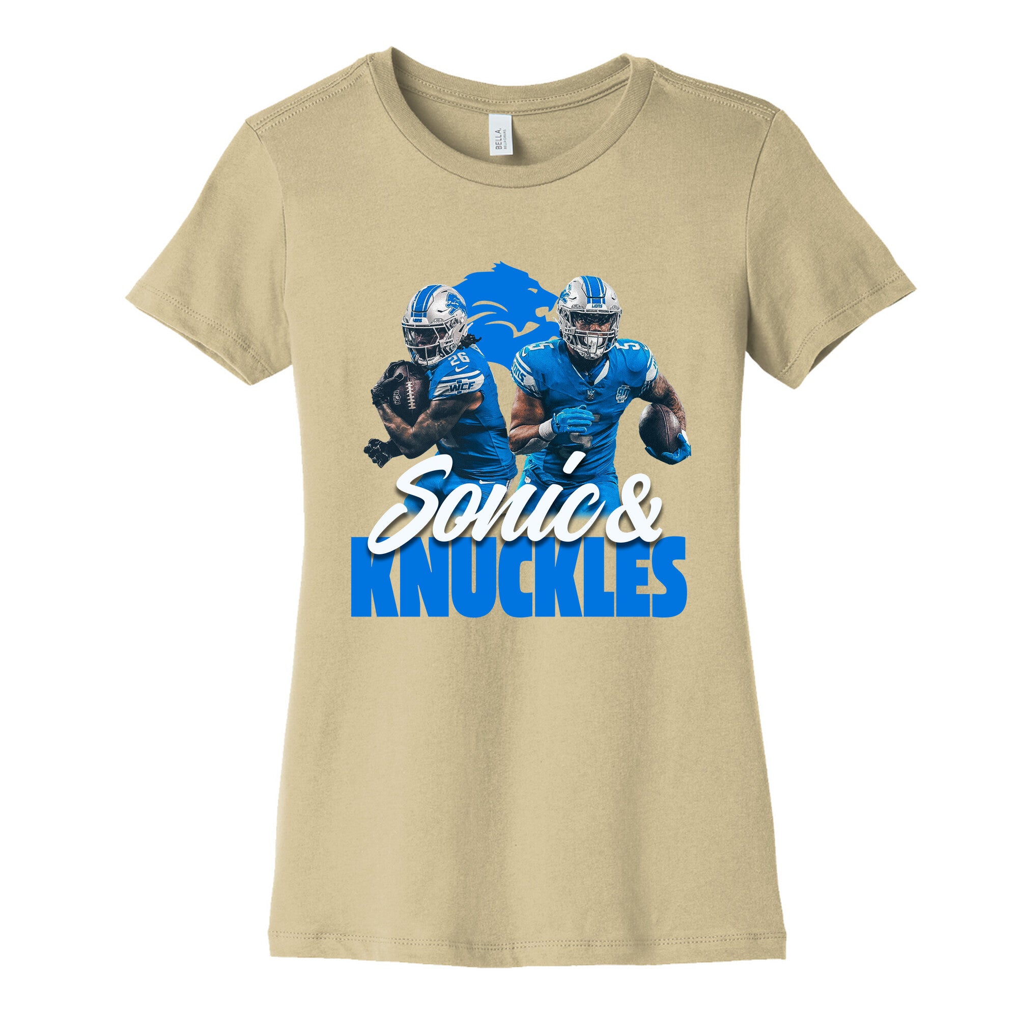 Sonic Knuckles Lions Womens Cotton Tee